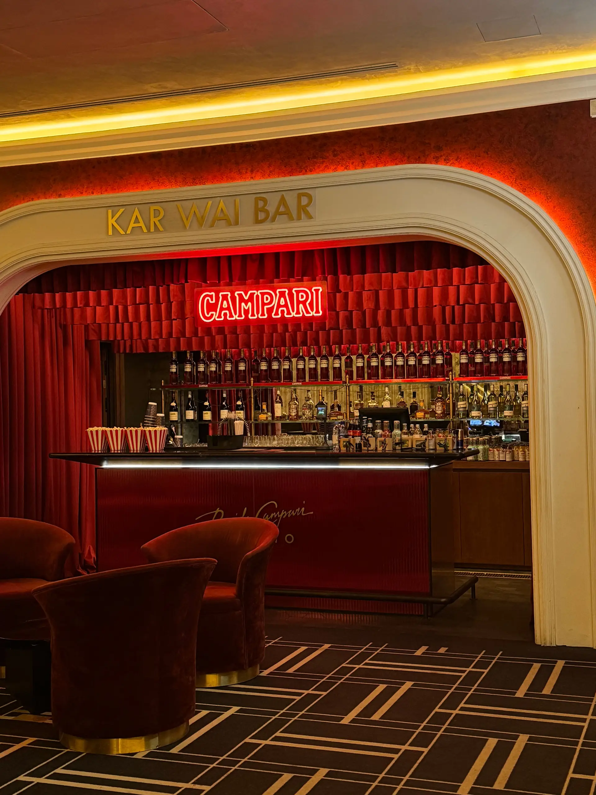 VIP lounge atmosfære